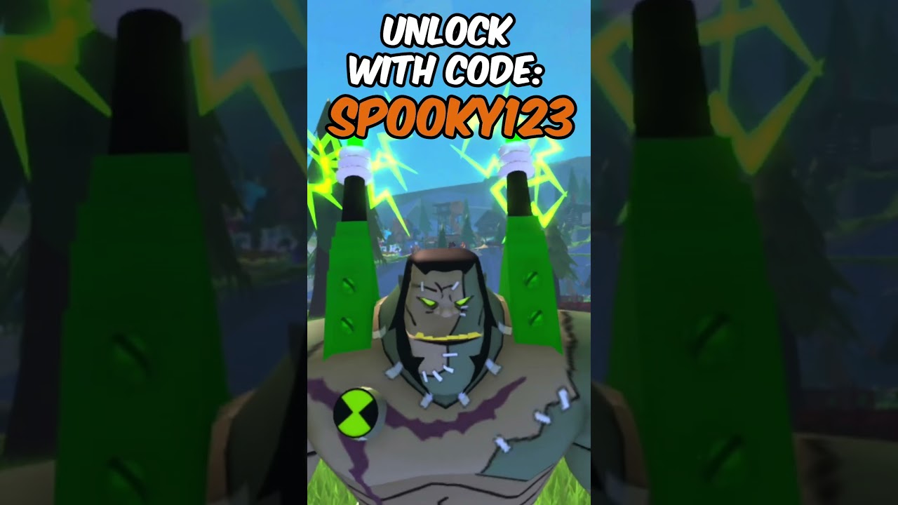 Free Ben 10 Roblox Code! Frankenstrike now available in Ben 10 Super Hero Time 🎃👻🧟