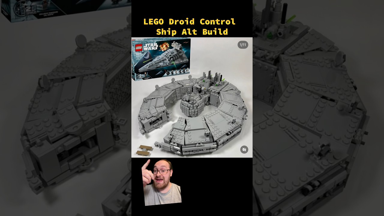 Эта альтернативная сборка корабля управления LEGO просто БЕЗУМИЕ! #lego #legos #legostarwars #sta...