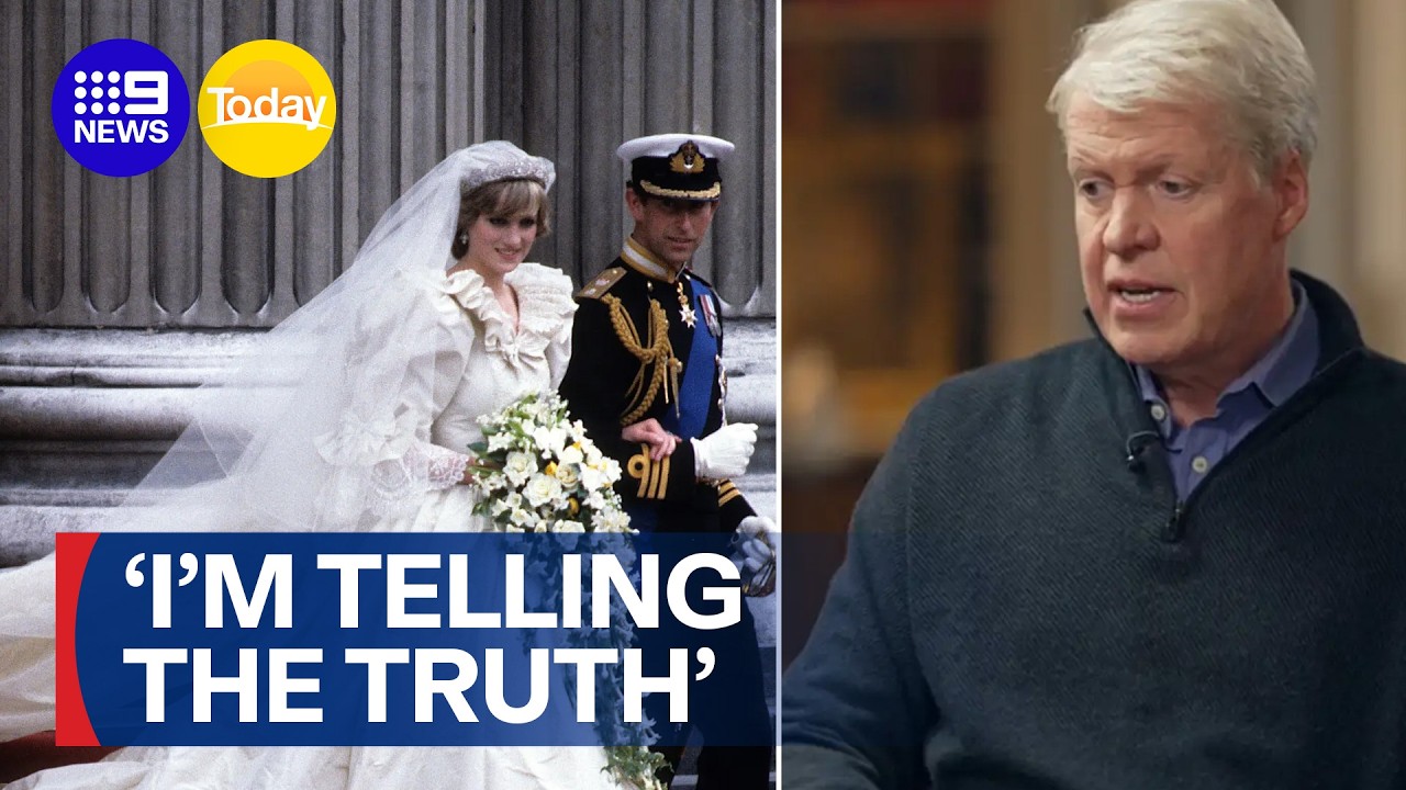 Earl Spencer doubles down on claims of reaction to Diana&rsquo;s death | 9 News Australia