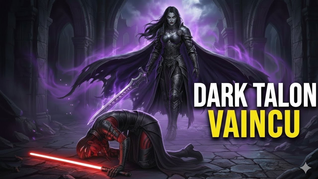 Dark Talon vaincue par une vampire - Combat épique Sith vs Dark Fantasy