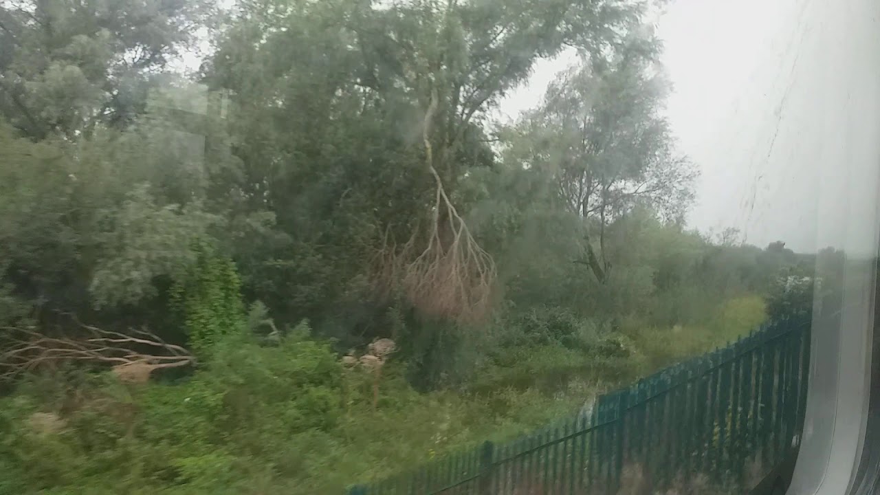 Departing Limerick onboard the train to Galway