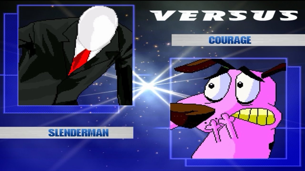 KARATE SLENDER MAN VS MUGEN CHARACTERS | FUNNY GAMING