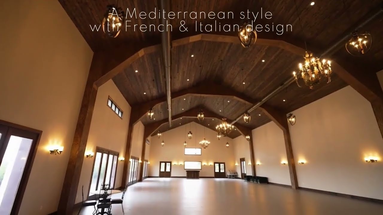 Drone View at Villa at the Vineyard Wedding & Events Venue
