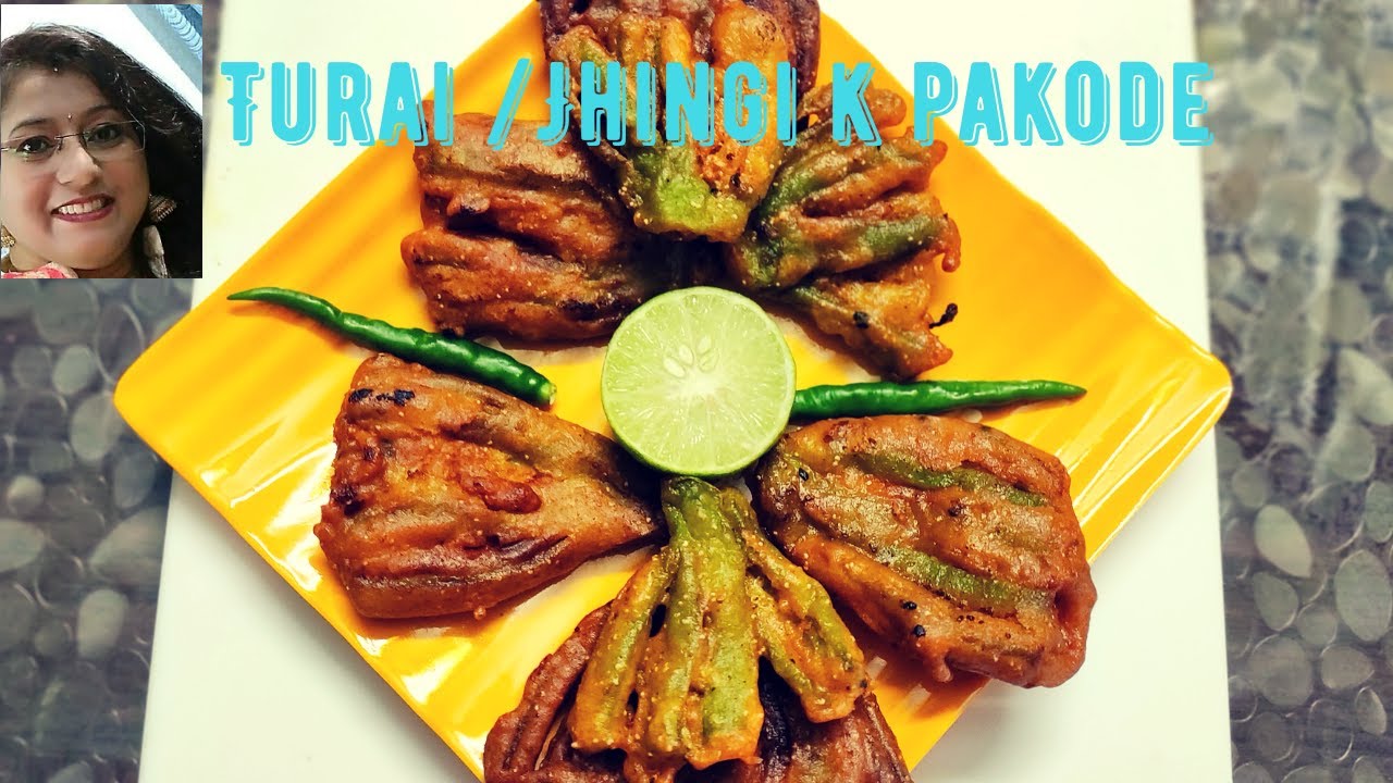Turai Ke Pakode | Crispy Ridge Gourd Fry | Bengali Jhinge Pakora | Pure Veg Jhinge Pakoda