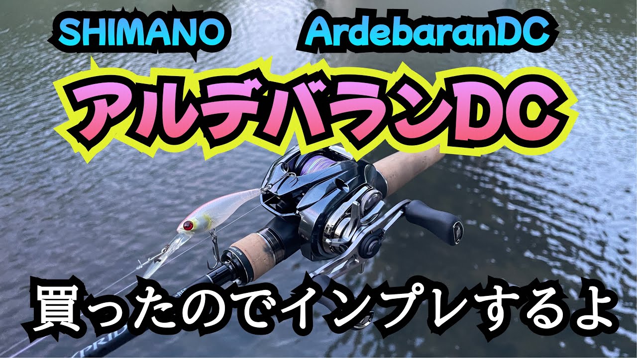 アルデバランDCを買ったのでシーバス＆バス釣りでインプレするよ