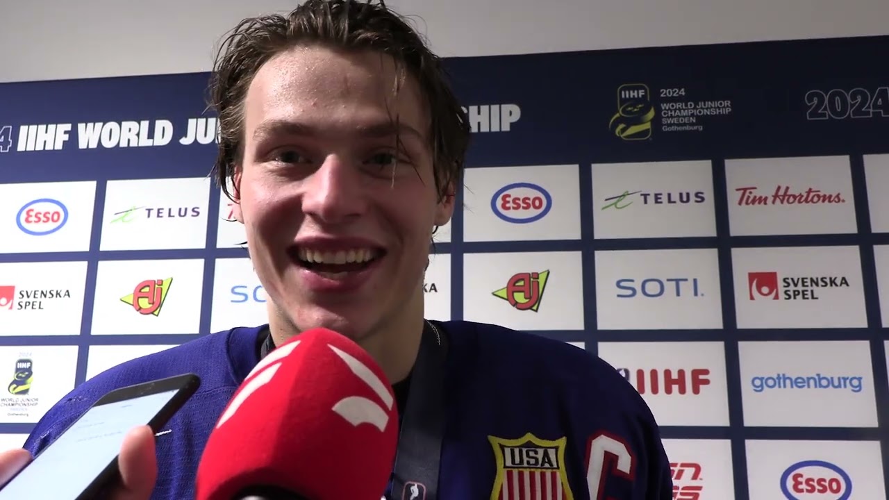 Rutger McGroarty And Team USA Win Gold At World Juniors 2024