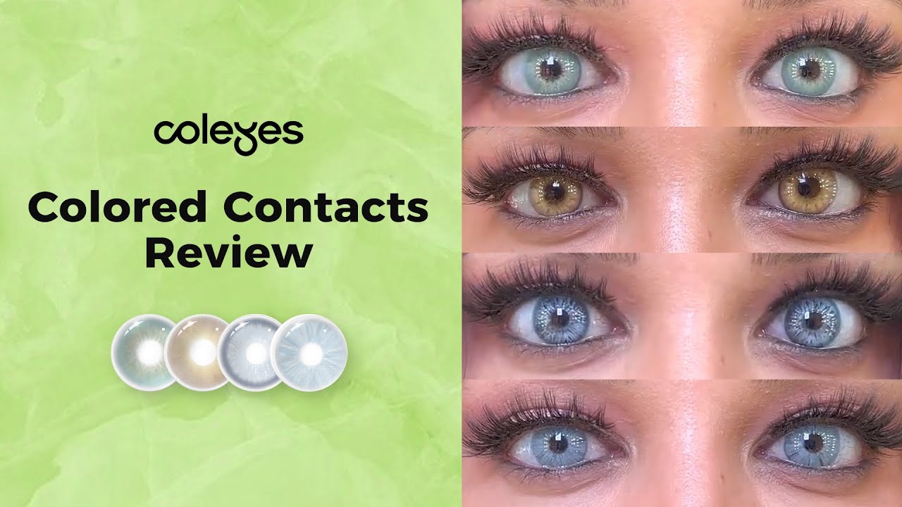 Before & After Wearing Colored Contacts | You Won’t Believe the Difference!