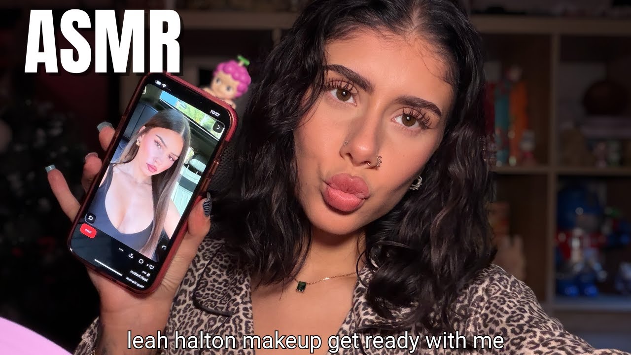 ASMR grwm | делаю макияж Лии Хэлтон 🩷