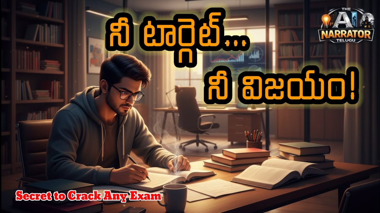 నీ టార్గెట్... నీ విజయం! 🏆 | Secret to Crack Any Exam | The AI Narrator Telugu