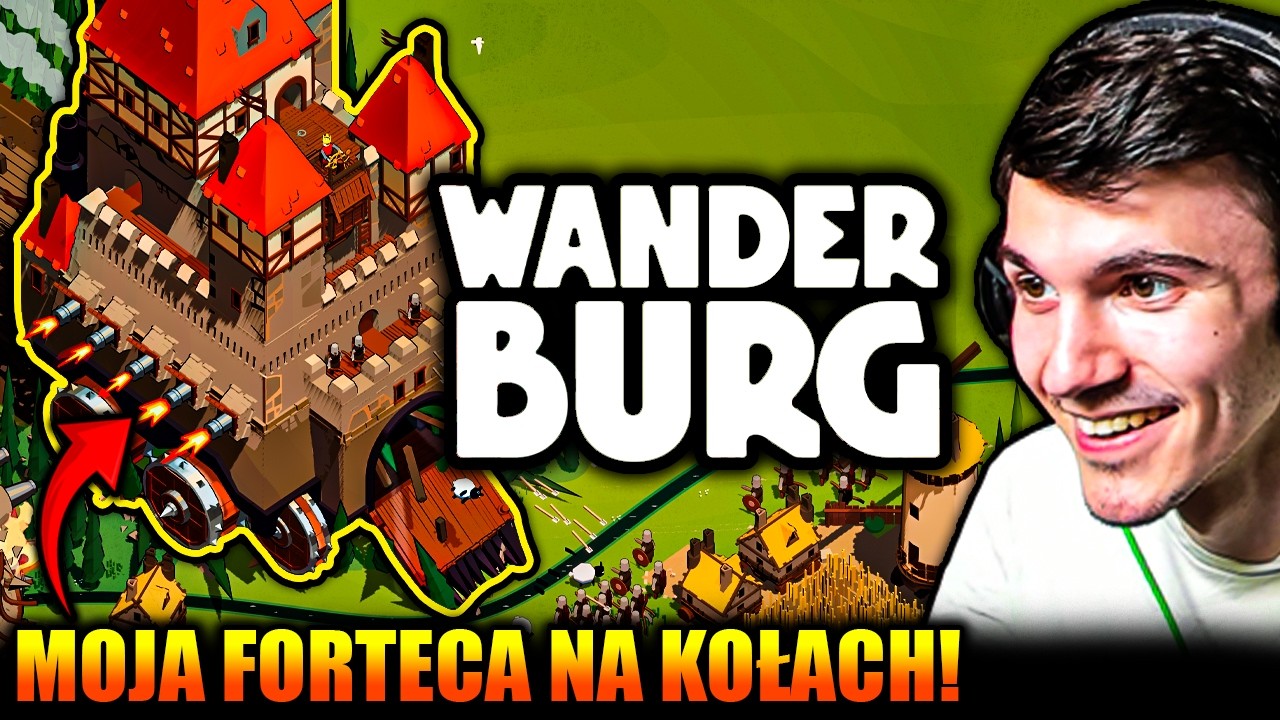 Tu STWORZYSZ POTĘŻNY ZAMEK NA KOŁACH! | Wanderburg DEMO GAMEPLAY PL