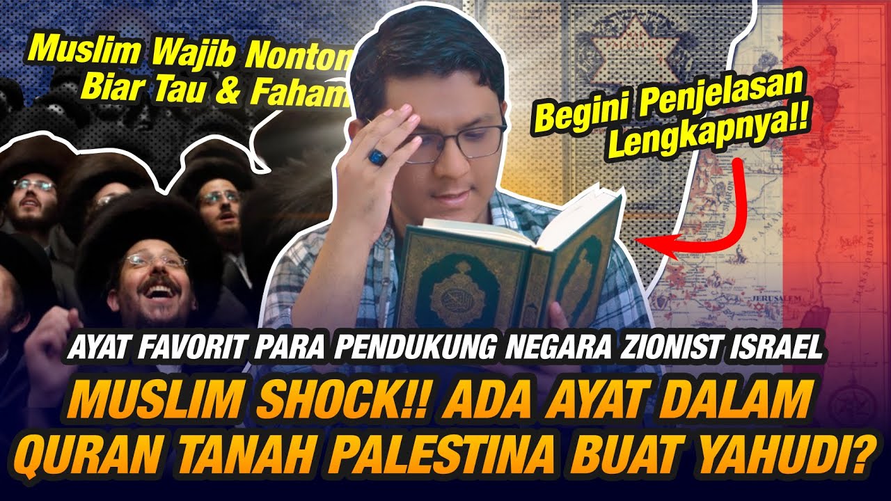 AYAT QURAN INI MENGATAKAN TANAH PALESTINA UNTUK YAHUDI? Begini Penjelasannya | Al-Maidah:21