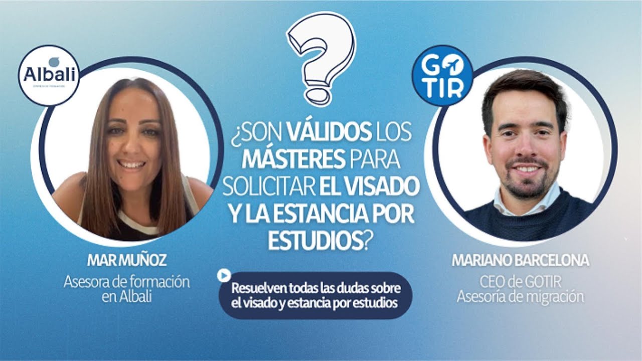 🤔¿Son válidos los másteres para solicitar el visado o la estancia por estudios en España🇪🇸?