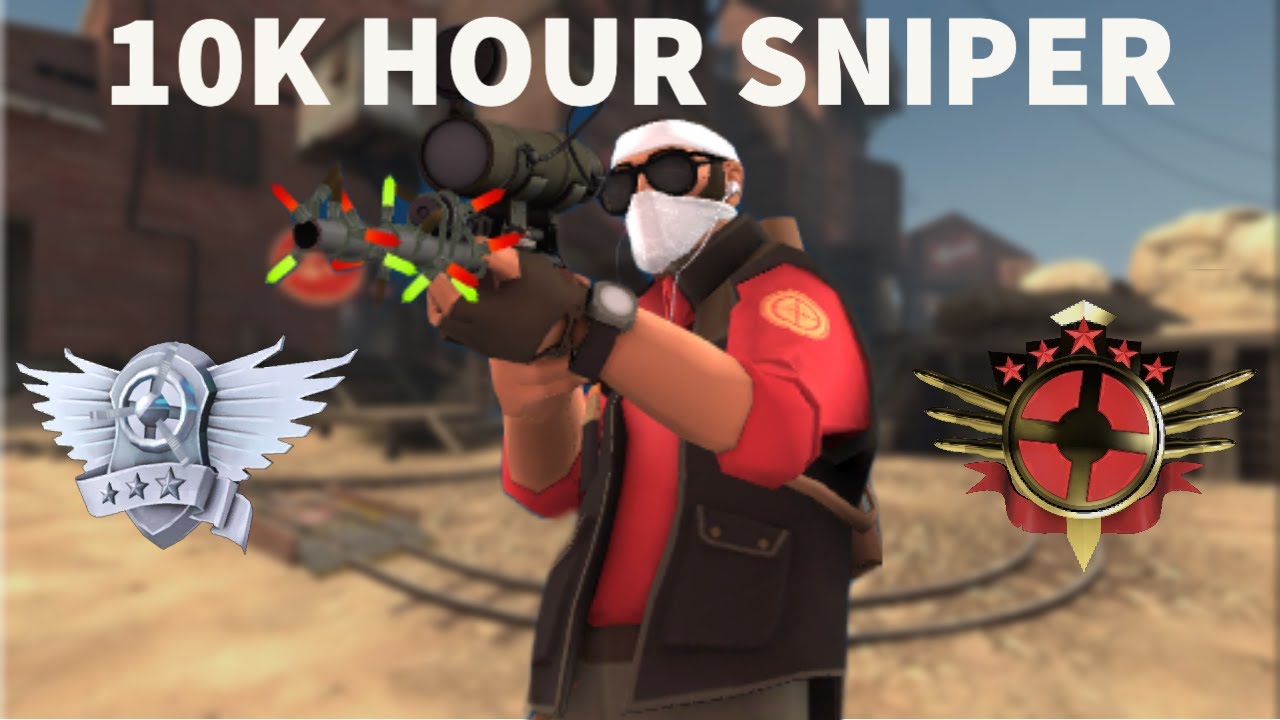 Цель снайпера с 10 000-часовым стажем (геймплей TF2) (безумие)