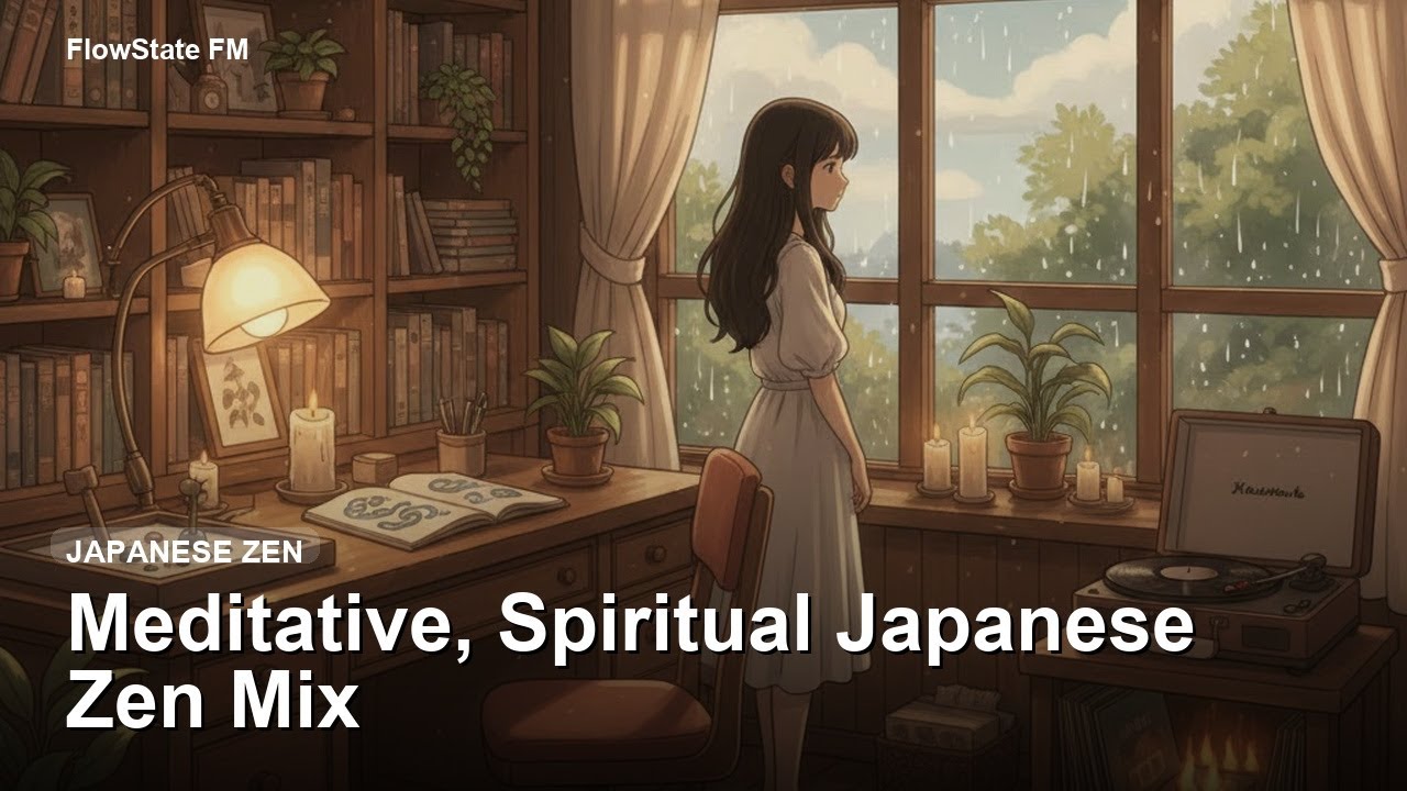 Japanese Zen BGM Mix для учёбы 【1.5 Hours】