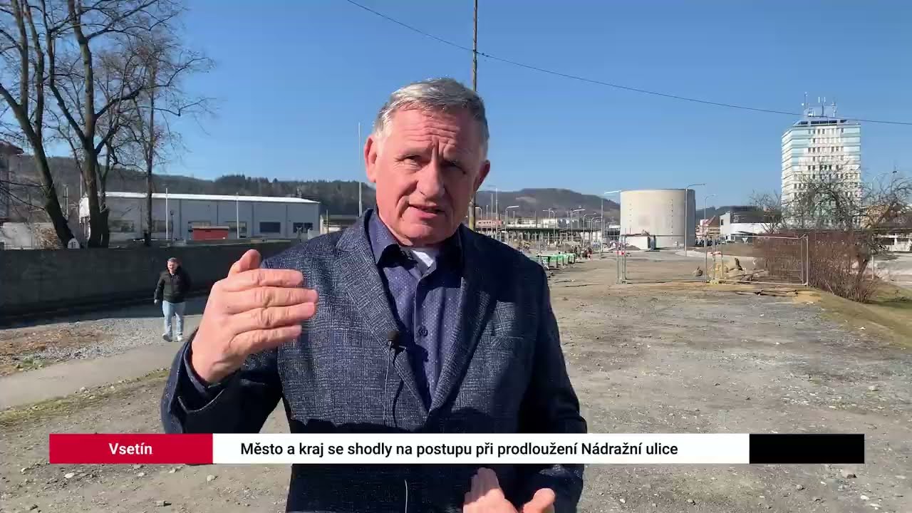 Město Vsetín a Zlínský kraj se shodly na postupu při prodloužení Nádražní ulice