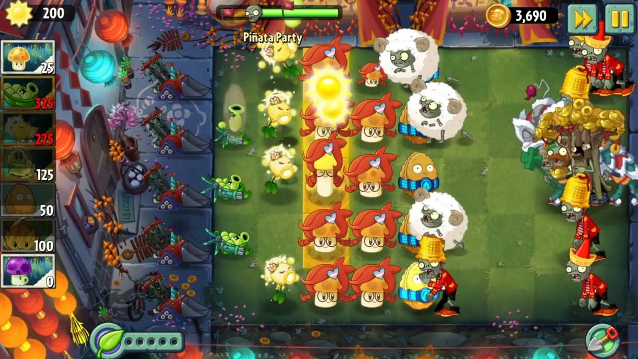 PvZ2 Reflourished 2/17/26 Pinata Party - Lunar Zoo Year!