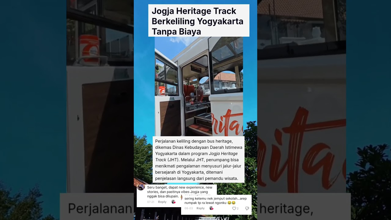 Berkeliling Yogyakarta dengan Naik Bus Heritage 