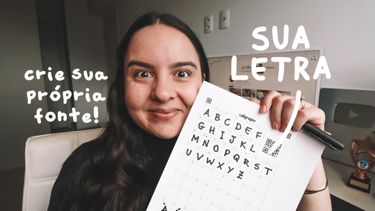 Como Fazer Uma Fonte Com Sua Própria Letra!