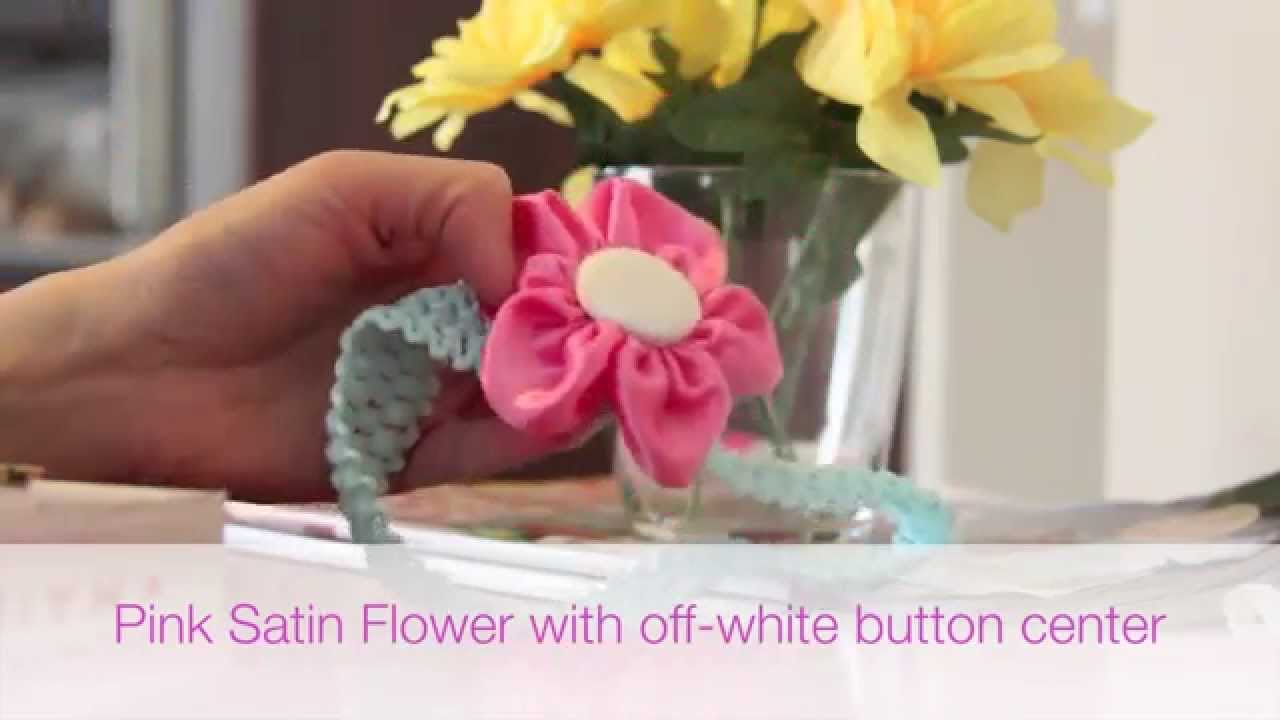 Fabric Flower Headbands and Hair Clips