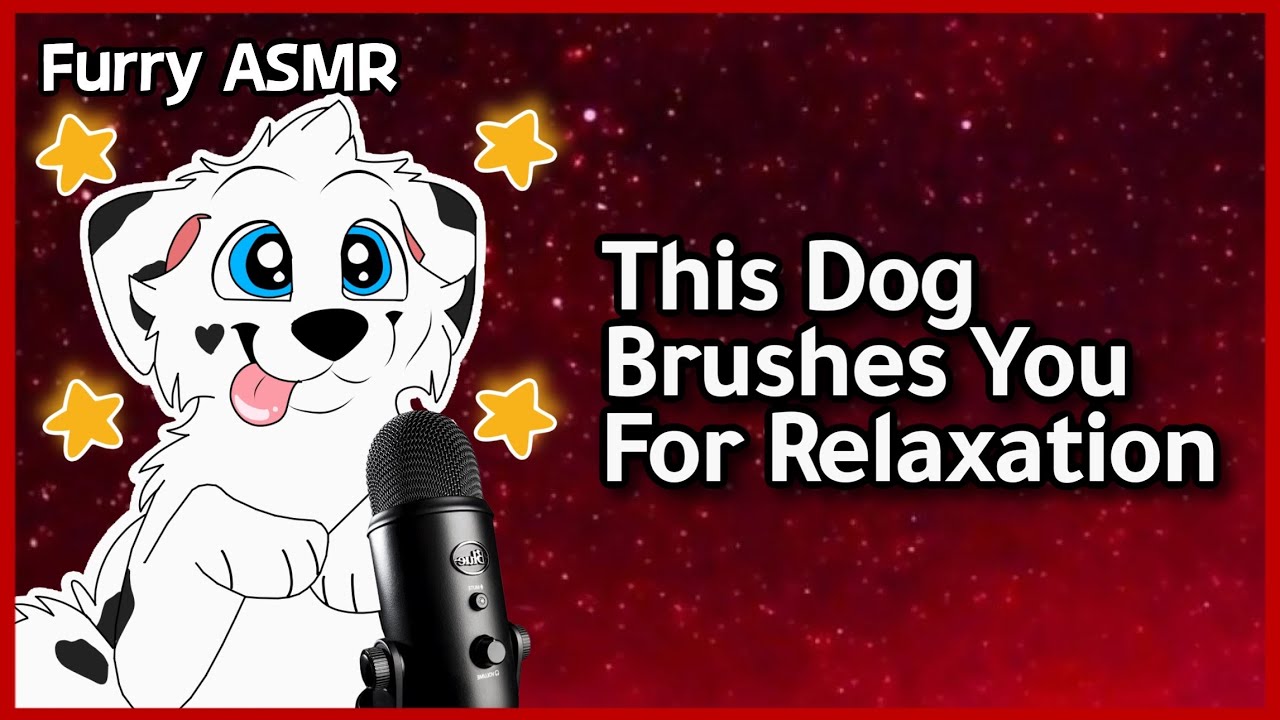 [Furry ASMR] Rex Offers To Brush Your Stress Away (mic brushing, whispering)