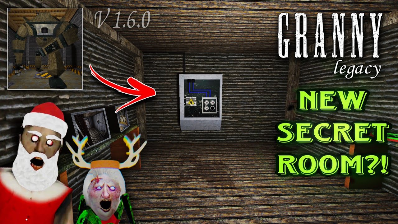 Granny Legacy - NEW UPDATE, NEW SECRET ROOM?!  | ROBOT ESCAPE