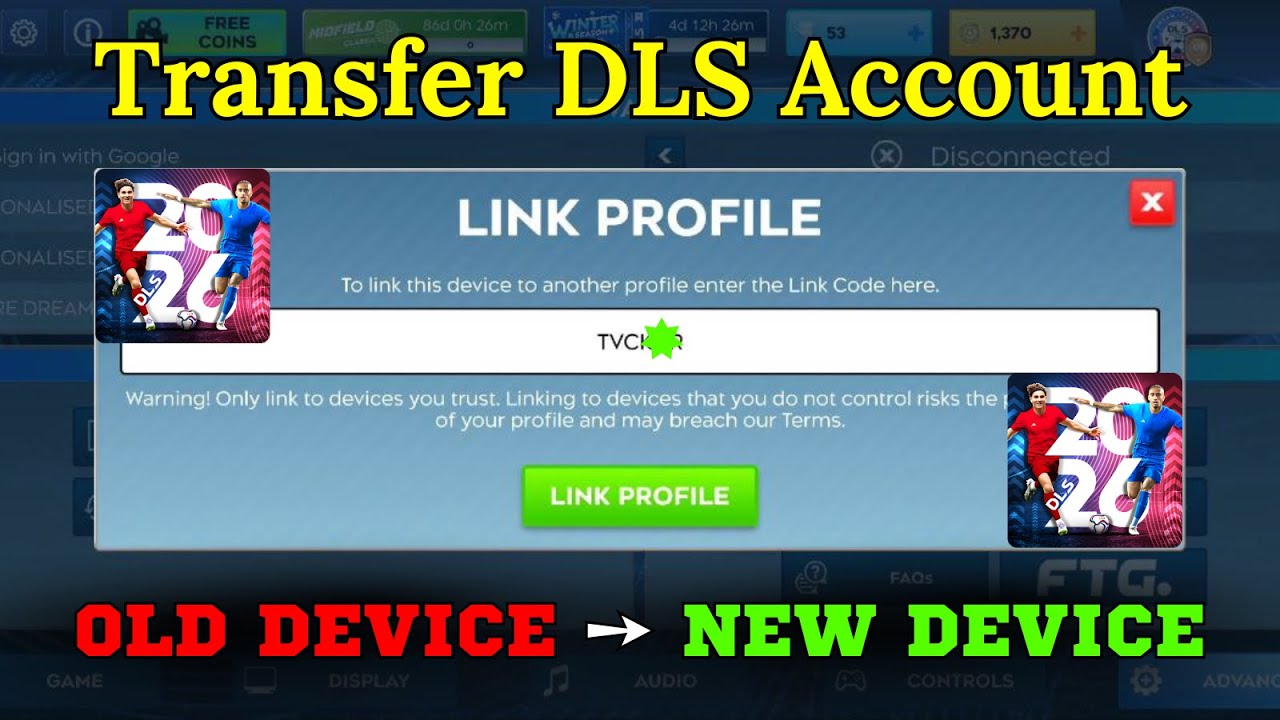 DLS 26 Account Transfer | Move Your Game Progress to New Phone