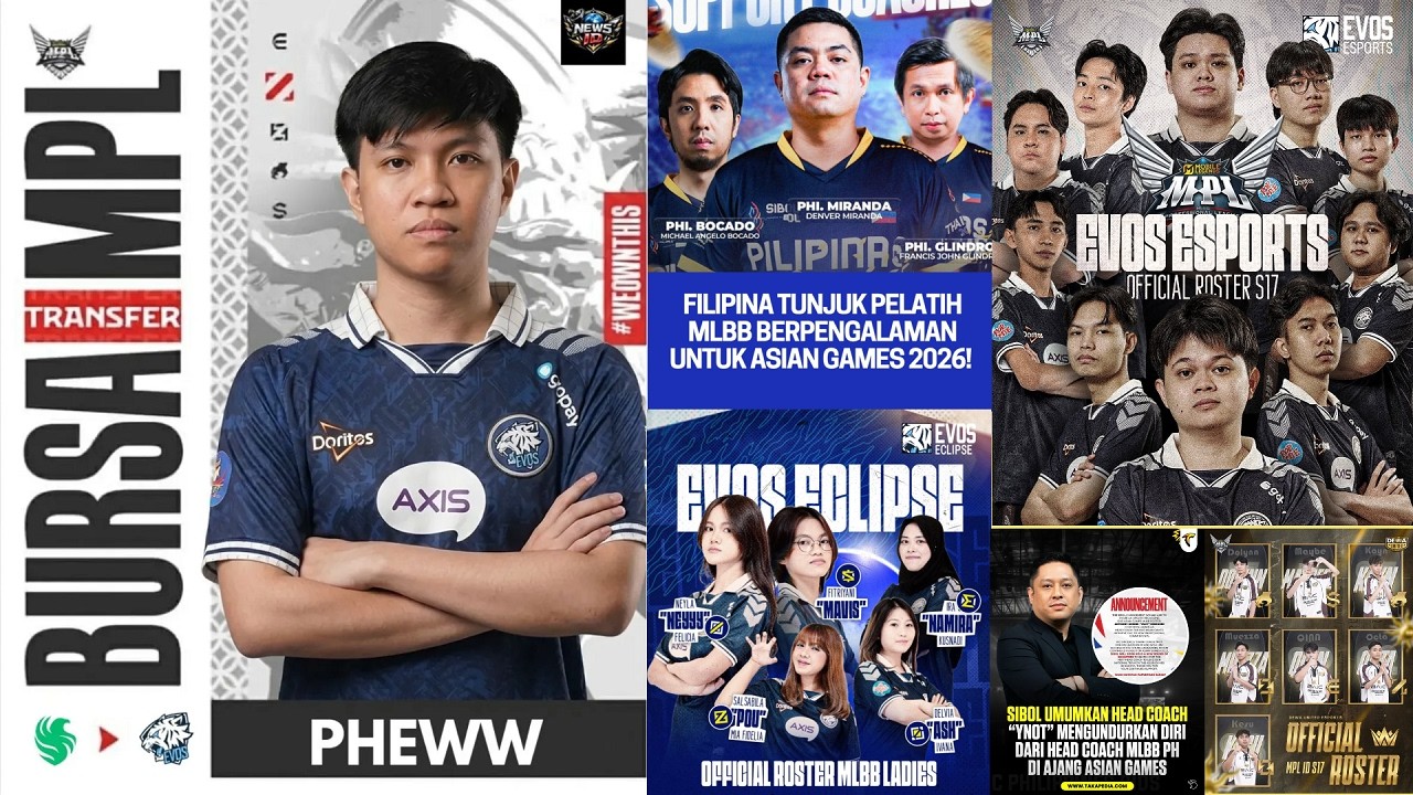 WELCOME EVOS PHEWW | COACH YEB ARCADIA DUCKEY JADI COACH ASIAN GAMES | EVOS ECLIPSE