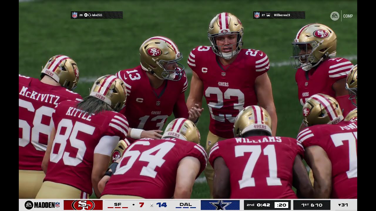 Madden 26 Head to Head Online with the 49ers, vs the cowboys!