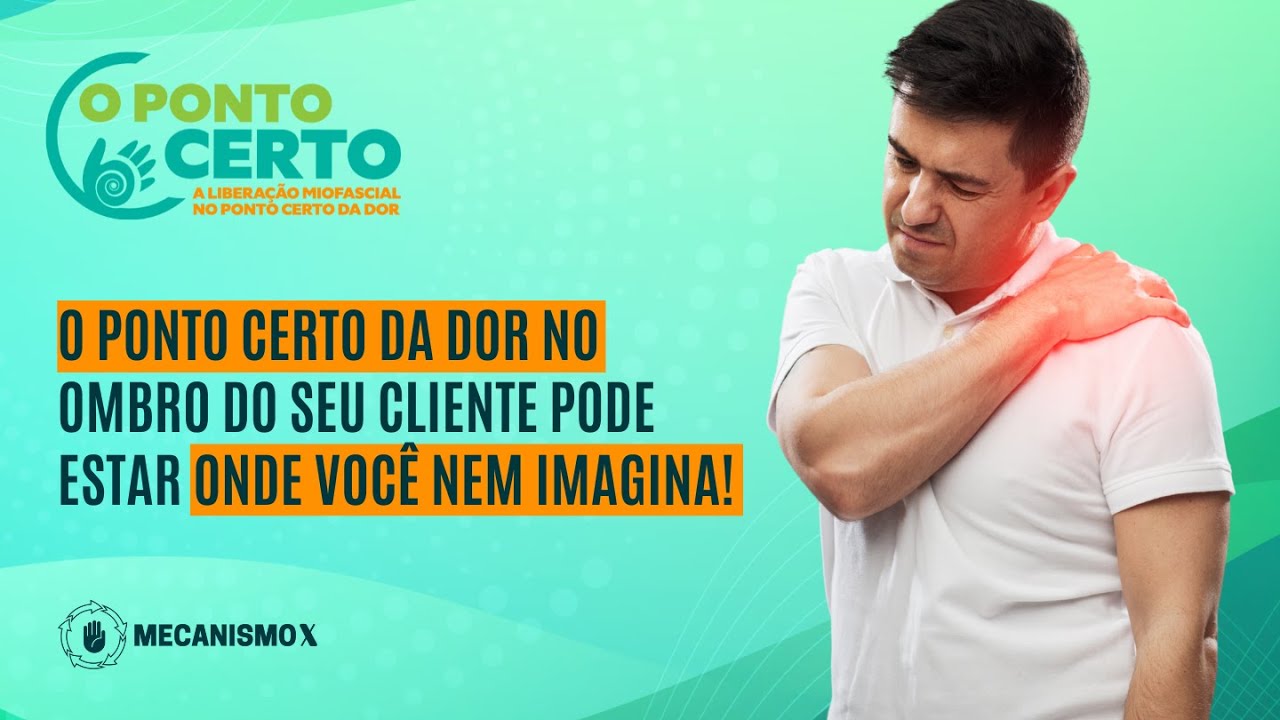 ESSE ATENDIMENTO PODE REVELAR O PONTO CERTO DA DOR NO OMBRO DO SEU CLIENTE.
