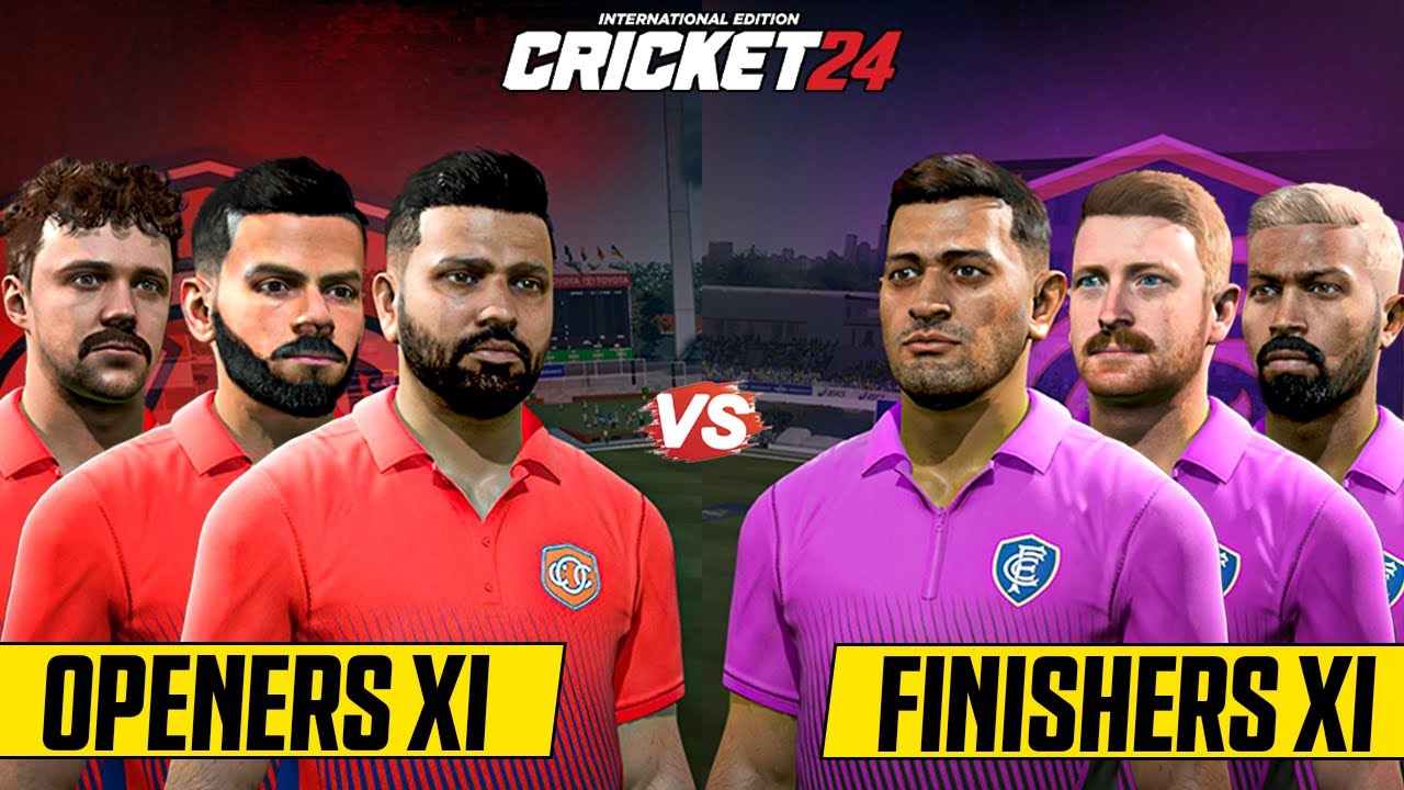 Hitman's Openers XI vs MSD's Finishers XI | High Scoring Thriller 😍🔥in Cricket 24