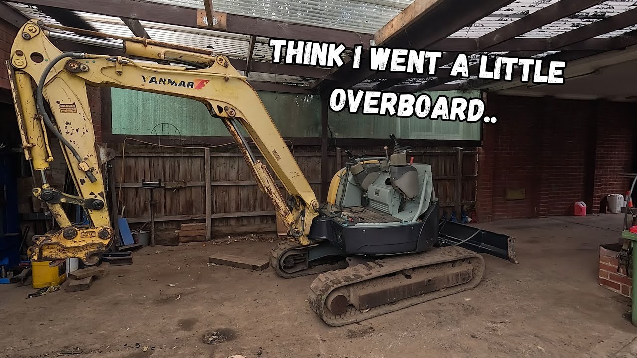 Fresh Paint for my RUSTY old Yanmar Excavator!