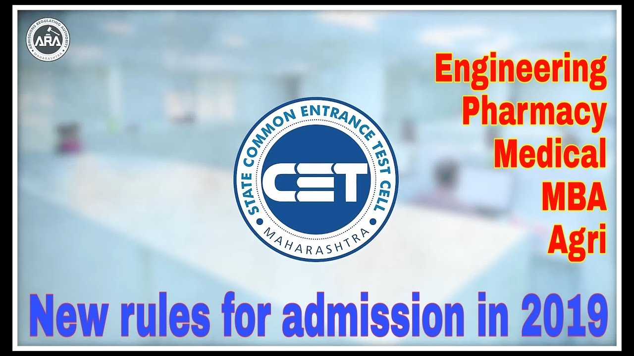 Admission Process  in 2019 For All Courses After CET Exam , Engineering Medical Pharmacy MBA  Agri