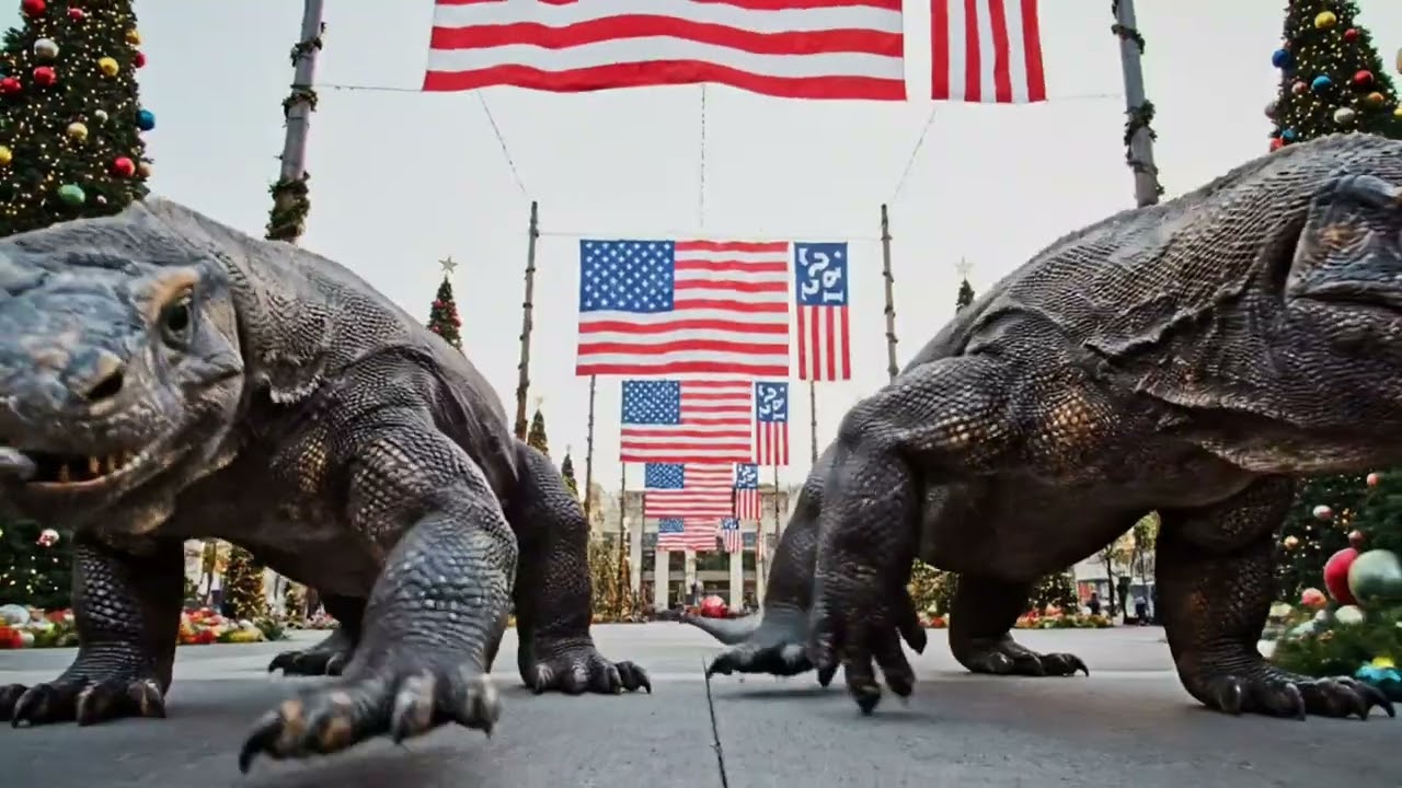 Real Animals Parade in Disneyland! 🇺🇸🎄 Ultra-Realistic 4K | Lions, Elephants & More (ASMR)