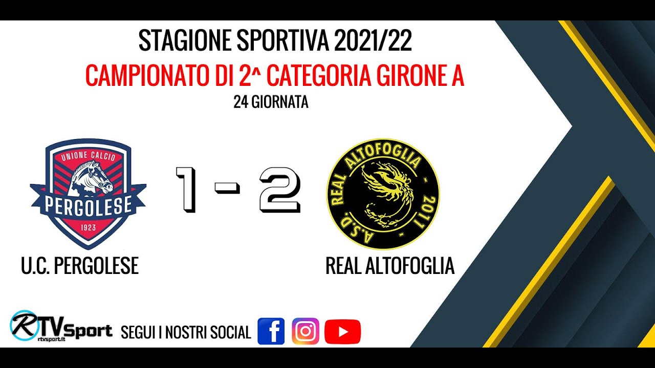 PERGOLESE 1-2 REAL ALTOFOGLIA