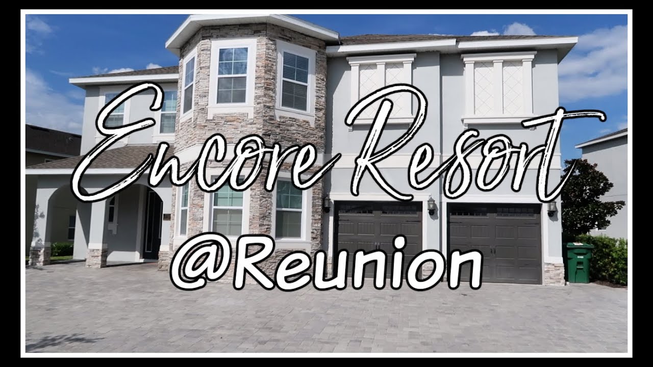 Encore Resort At Reunion House Tour  |11 BDRM, 11.5 Bath House Tour- Orlando Florida Vacation Rental