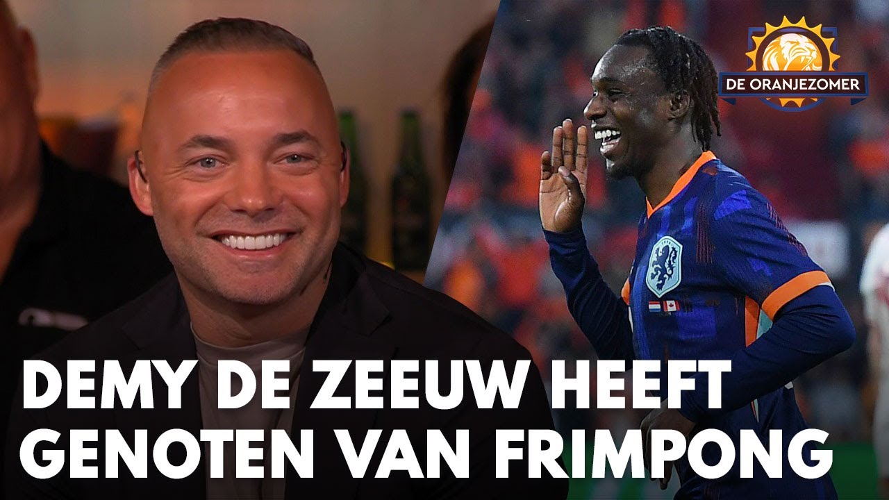 Demy de Zeeuw heeft genoten van Jeremie Frimpong tegen Canada: 'Niet nadenken, gewoon doen!'