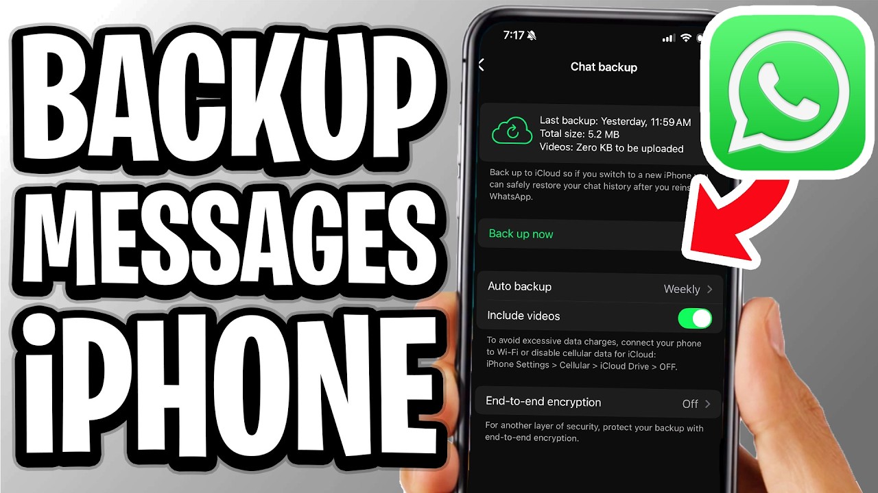 How To Backup WhatsApp Messages On iPhone - Full Guide