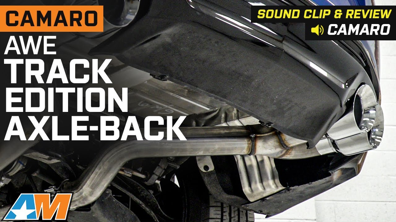 2016-2023 6.2L Camaro AWE Axle-Back Exhaust with Quad Chrome Silver Tip Review & Sound Clip