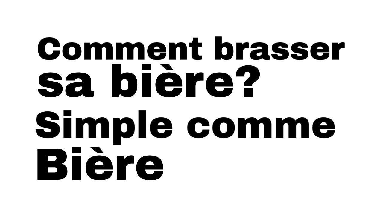 No BlaBla - Comment brasser sa bière ?