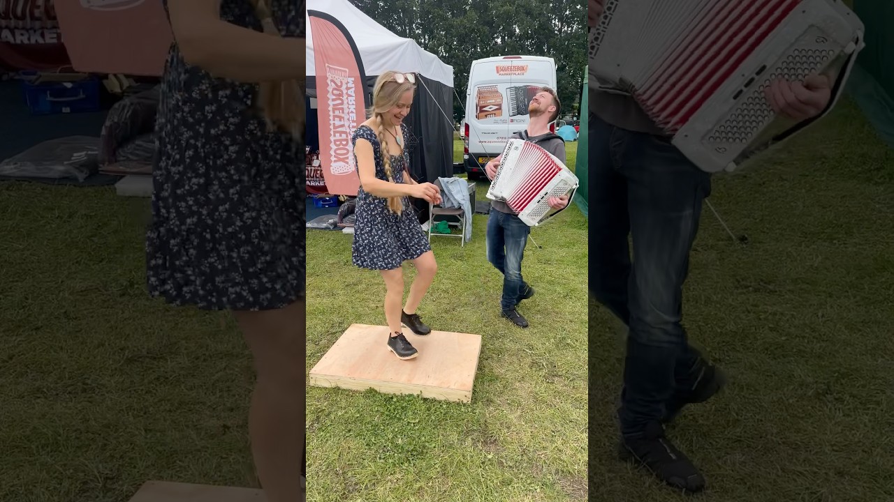 Hillary Klug Tries English Clogs for 1st Time!