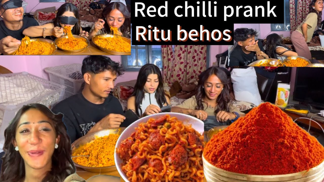 Red chilli prank ritu behos vyo #officialchannal #vlog #whowillbemylifepartnerta #subscribe #unfrez