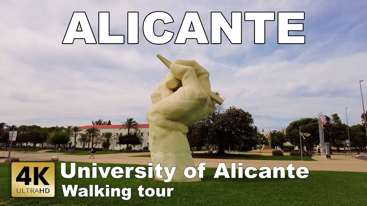 University of Alicante (Universidad de Alicante) - walking tour 2023 [4k 60 fps]