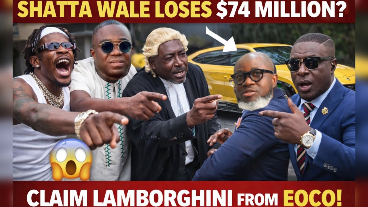 $74 MILLION LOST! Shatta Wale, Sammy Flex and Captain smart Fights To Reclaim Lamborghini From EOCO!