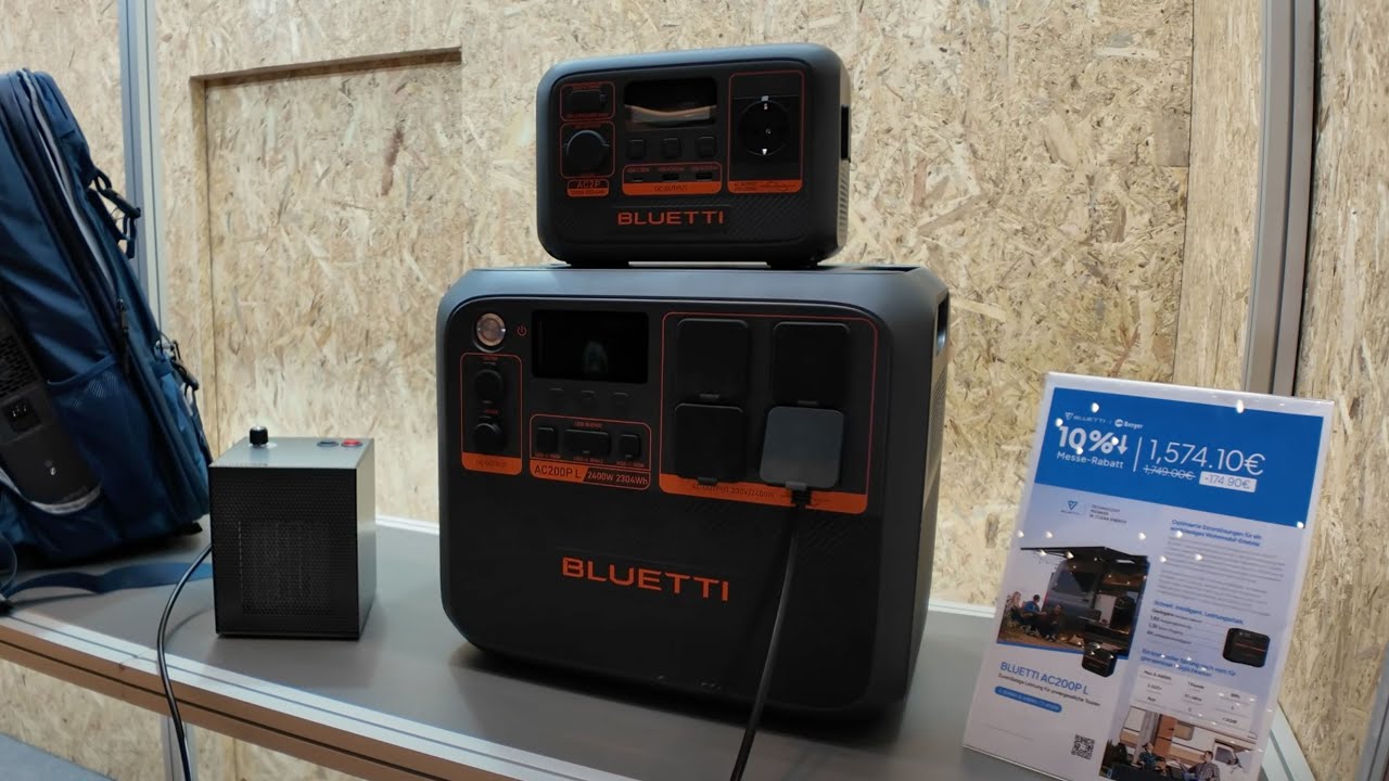 MASSIV REDUZIERT ! BLUETTI Portable Power Station AC200P im Wohnmobil, beim Campen uvm.