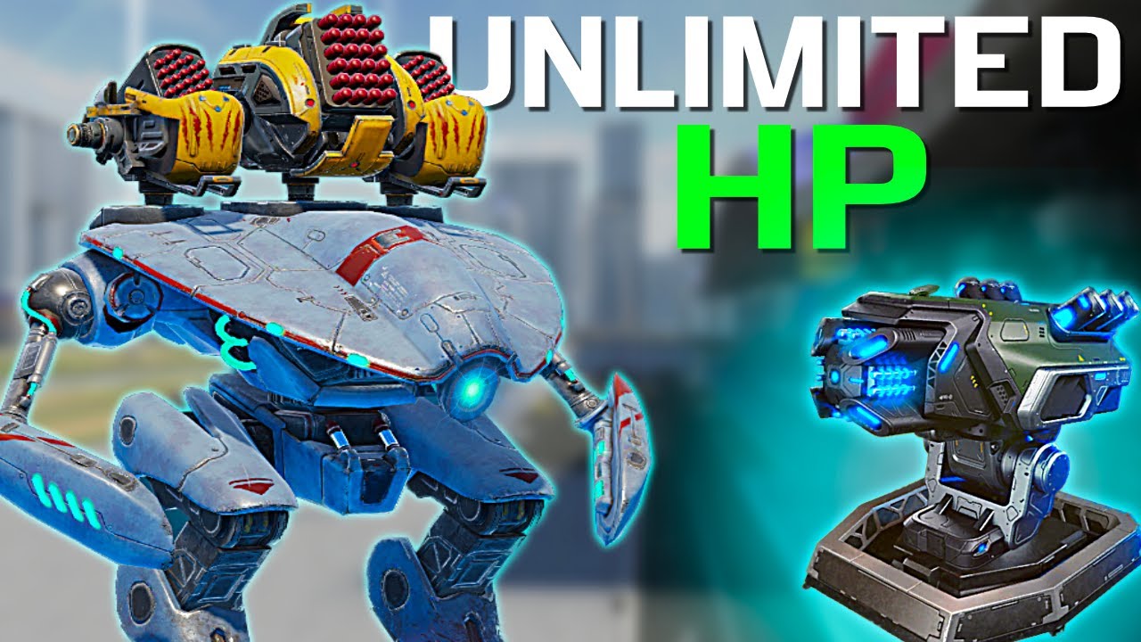 UNLIMITED HP Mender... Never Stops Gaining Durability - 550,000 HP | War Robots