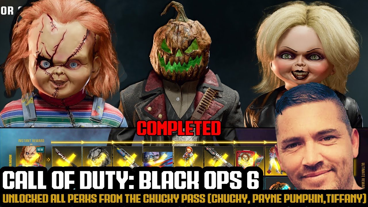 Call of Duty Black Ops 6 | COMPLETED The Chucky Event Pass (Unlocking Chucky, Pumpkin & Tiffany)