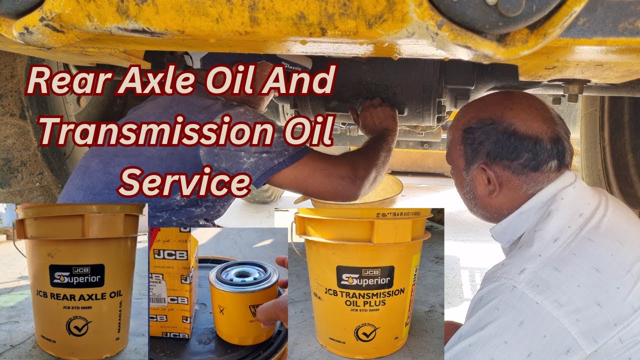 JCB 3DX  Transmission Oil | Rear Axle Oil  | Transmission Filter  Change | JCB 3DX Service