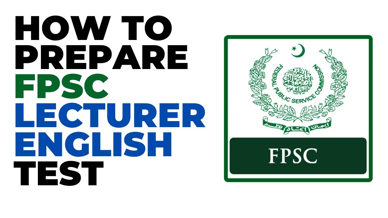 How to Prepare FPSC LECTURER English Test