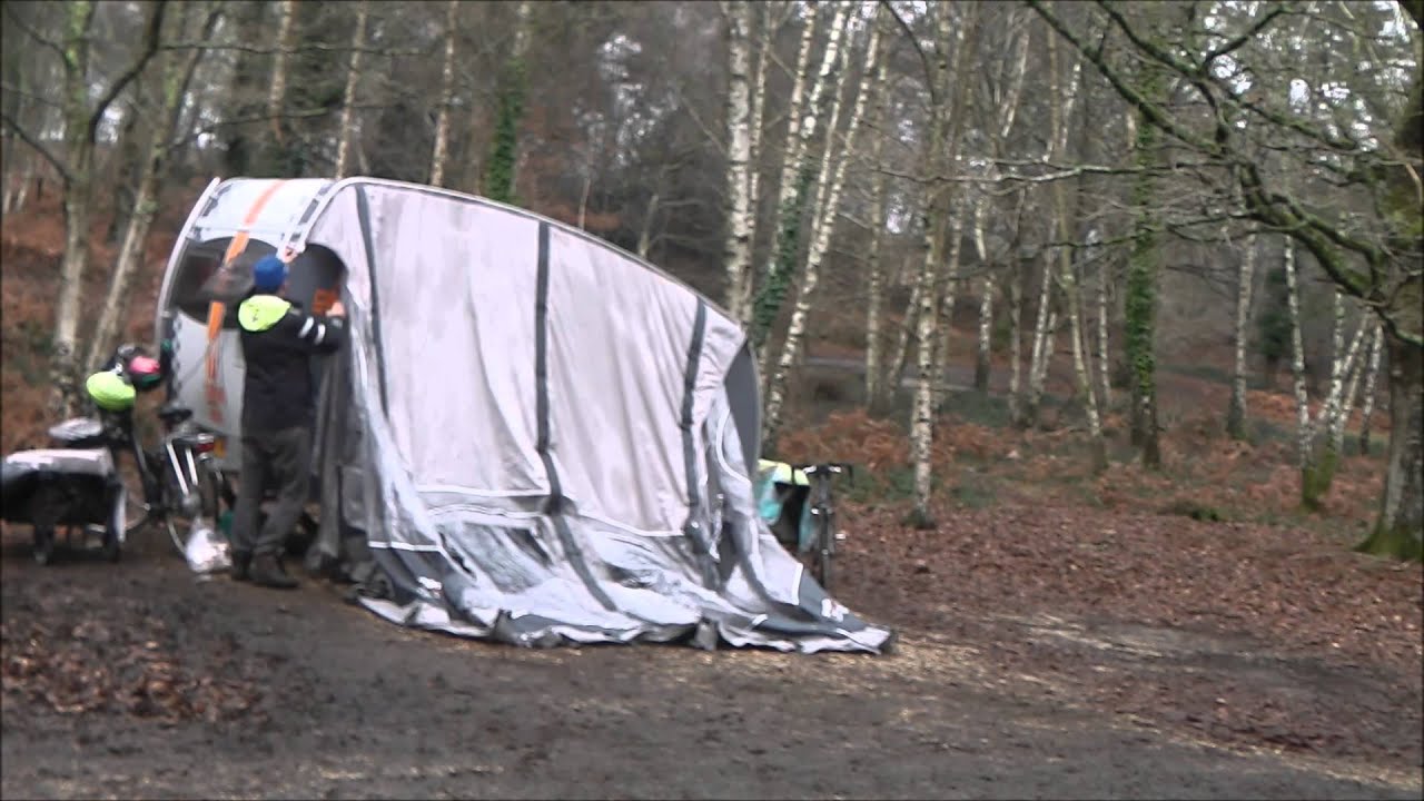 Taking down a Vango Varkala airbeam awning