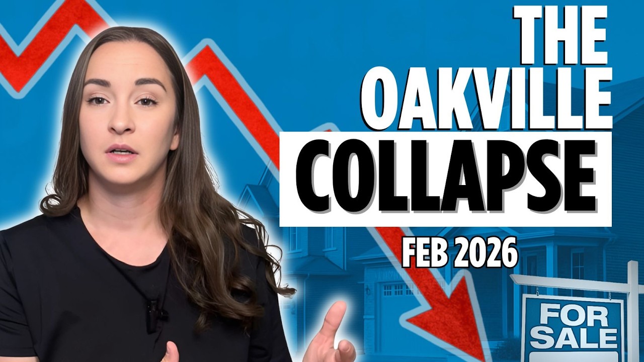 Oakville Housing Market Is CRAZY | Detached Surging, Condos COLLAPSING